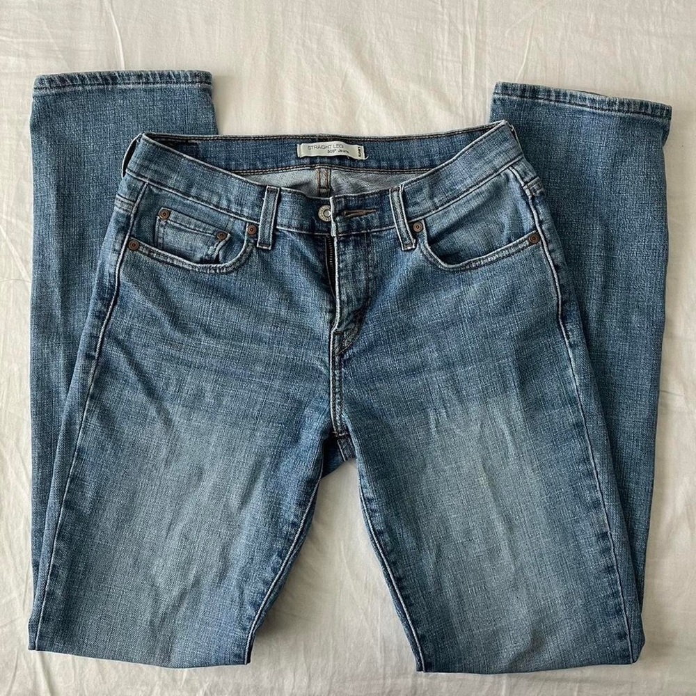 Levis straight leg 505 jeans
